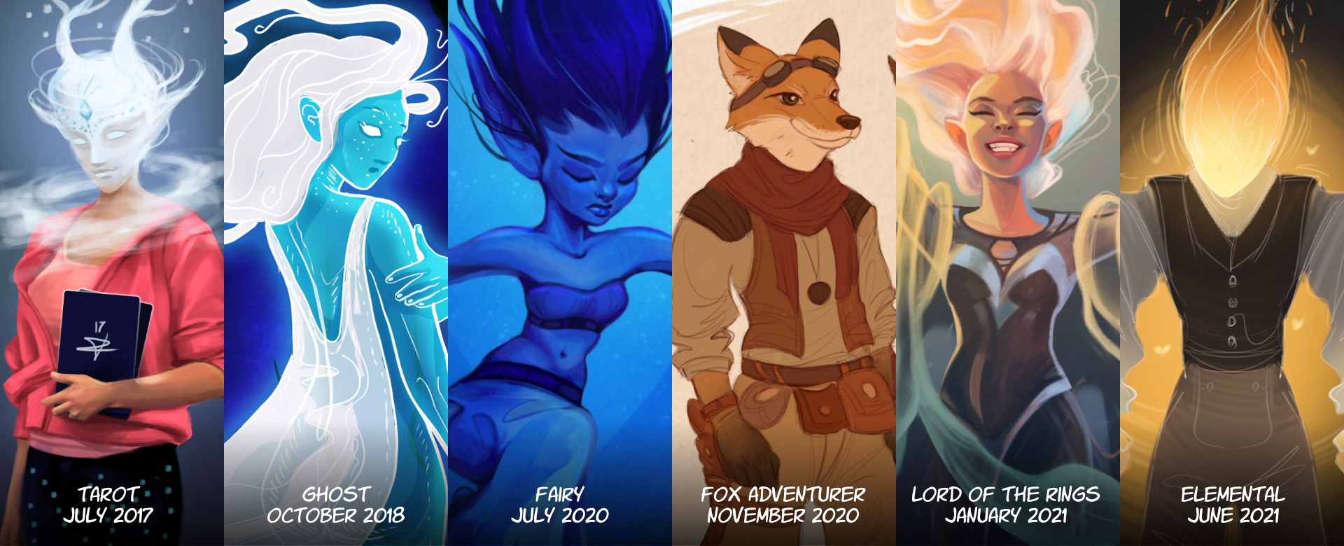 My entries for some Character Design Challenge theme